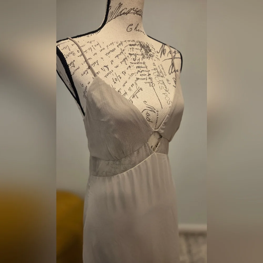 Abercrombie & Fitch Taupe Maxi Dress, Size M.
